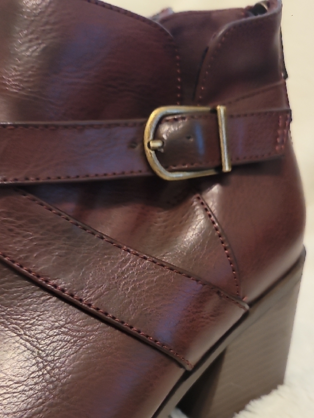 FRYE AND CO.  Pointed Ankle Booties with Buckle Strap - Picture 8 of 8